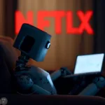 TurnonAI a robot watching Netflix. or helping netflix AI